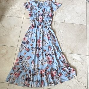 Shoshanna floral MIDI dress.